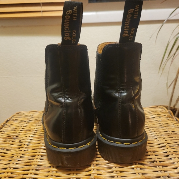 2976 vintage Dr. Marten made in England Chelsea boots -black size M8/W9 - Picture 6 of 14